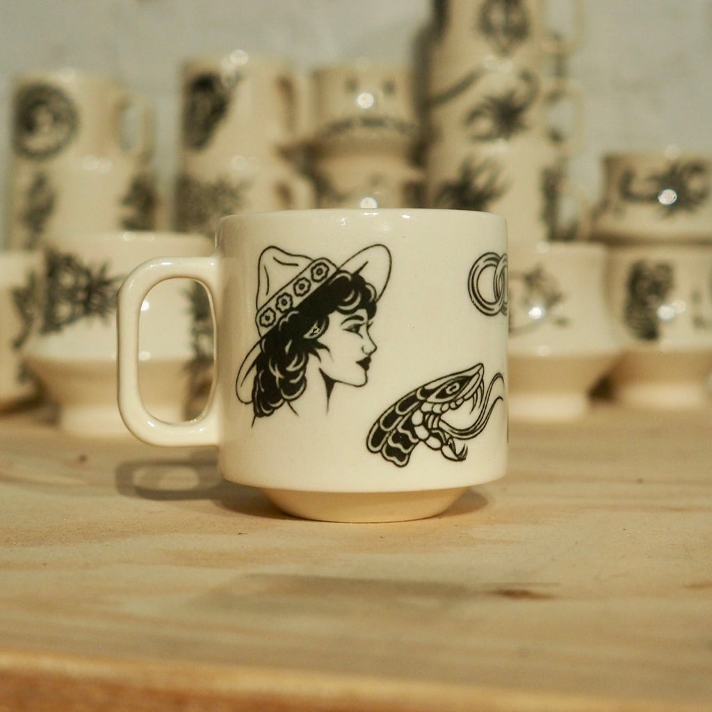 Assorted Flash Tattoo Espresso Cups ☕️